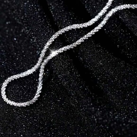 2pcs/set Simple Shiny Silver Anklet For Women, Great For Dates, Holidays - Picture 3 of 5